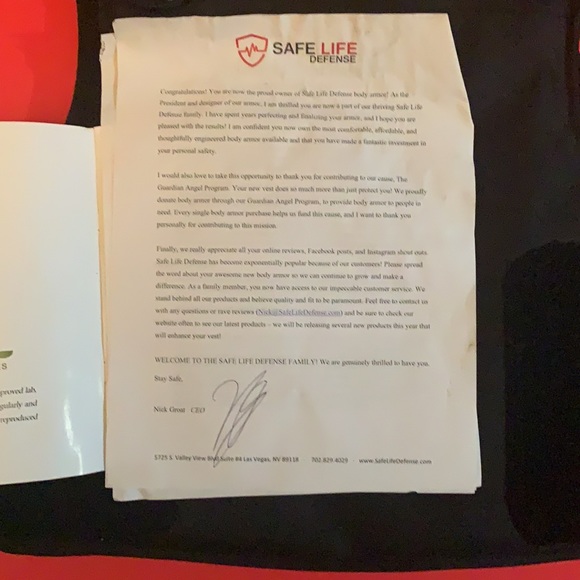 concealable multi-threat vest level iiia Bullet Proof Vest - Picture 7 of 7